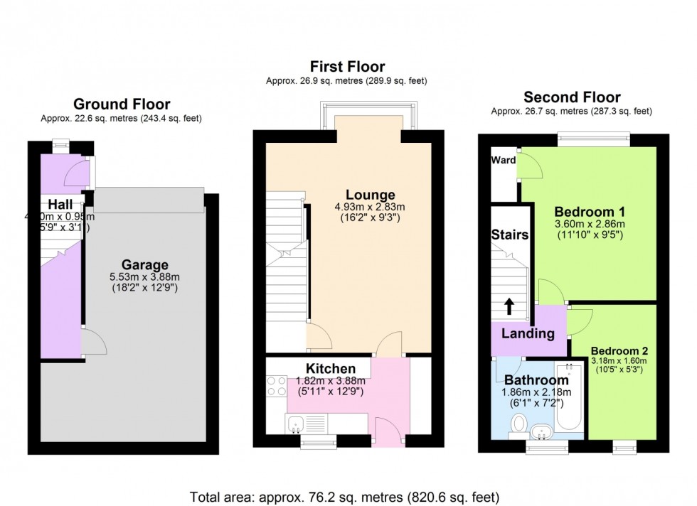 Floorplan for MORNINGSIDE, DAWLISH