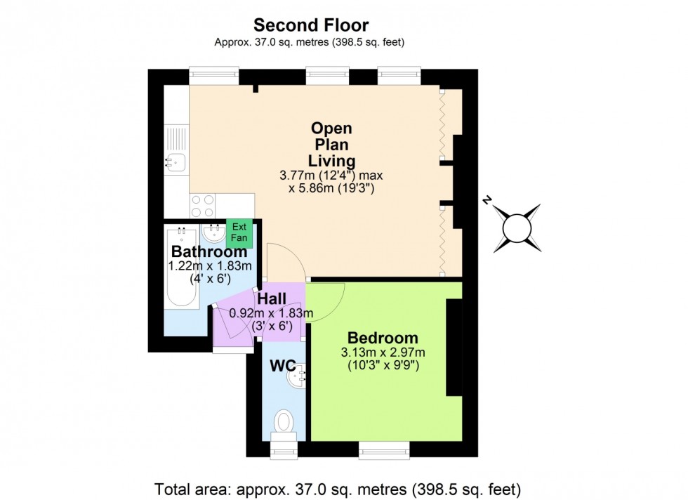 Floorplan for IDDESLEIGH TERRACE, DAWLISH