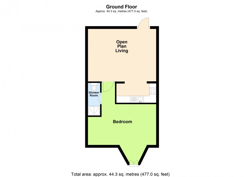 Floorplan for THE WHEELHOUSE, CLAMPET LANE, TEIGNMOUTH