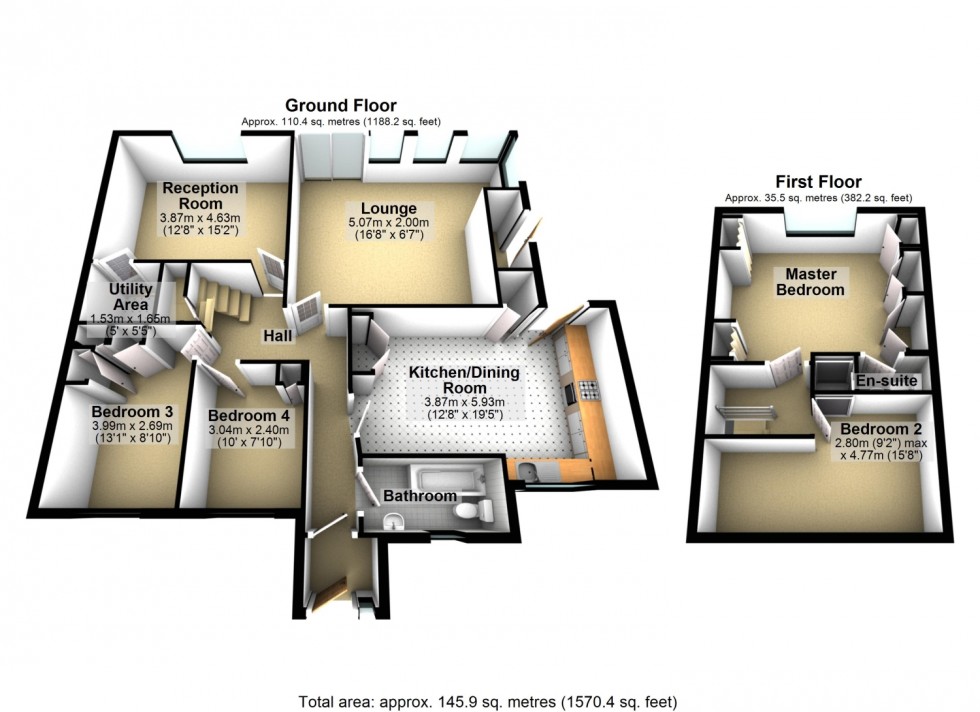 Floorplan for MOUNT PLEASANT ROAD, DAWLISH WARREN